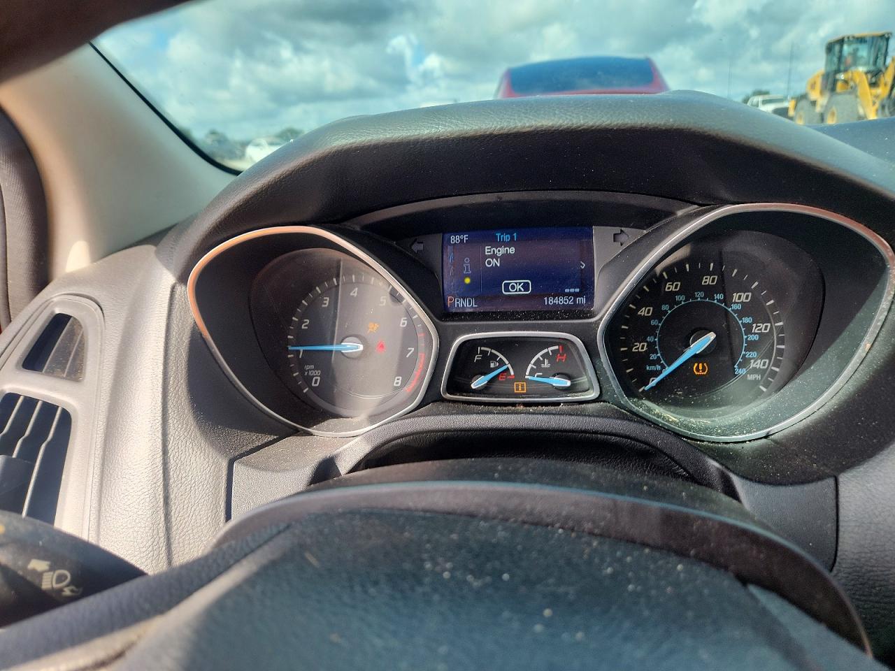 2014 Ford Focus Se Red vin: 1FADP3F29EL248654