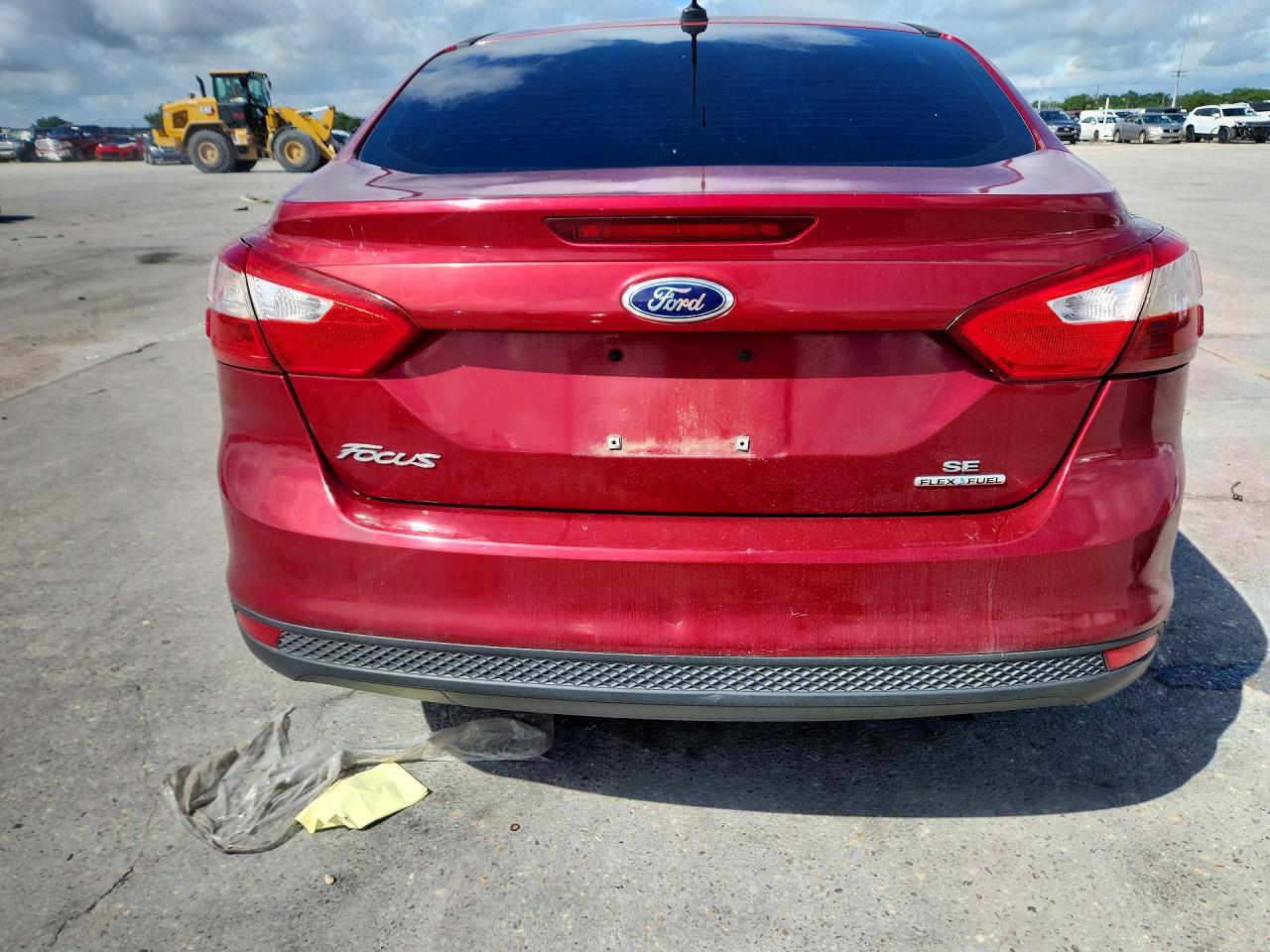 2014 Ford Focus Se Red vin: 1FADP3F29EL248654