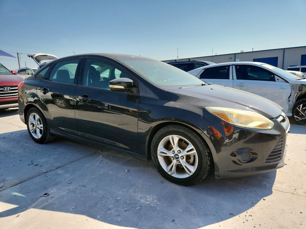 2014 Ford Focus Se Black vin: 1FADP3F29EL249044