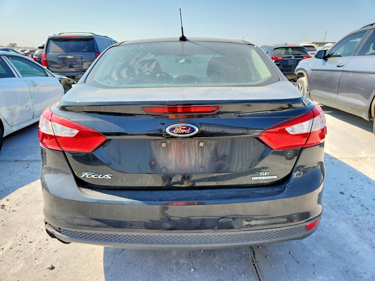 2014 Ford Focus Se Black vin: 1FADP3F29EL249044