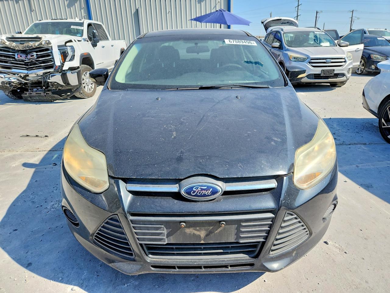2014 Ford Focus Se Black vin: 1FADP3F29EL249044