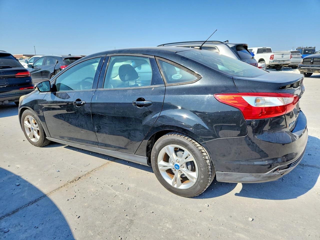 2014 Ford Focus Se Black vin: 1FADP3F29EL249044