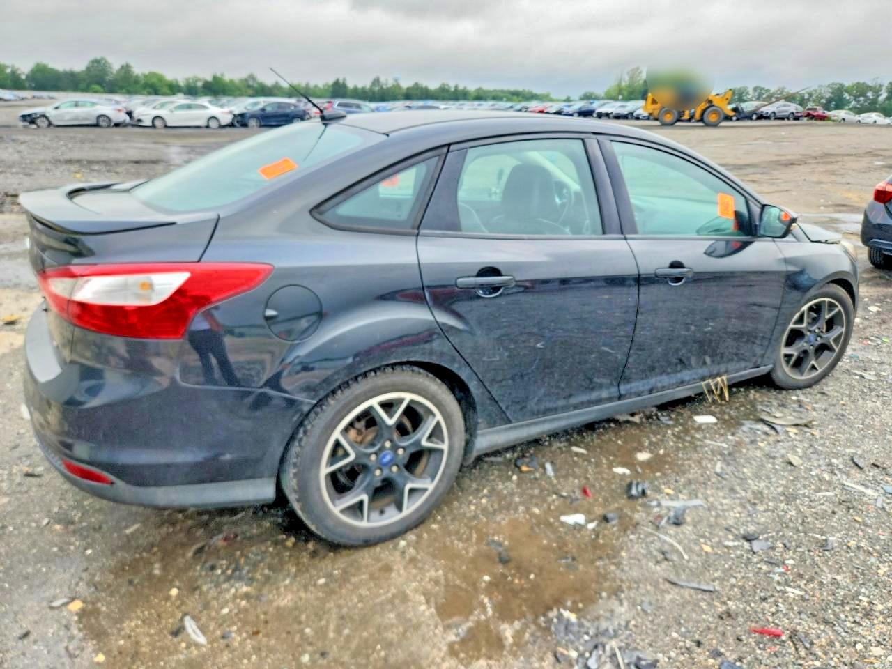 2014 Ford Focus Se Black vin: 1FADP3F29EL262859