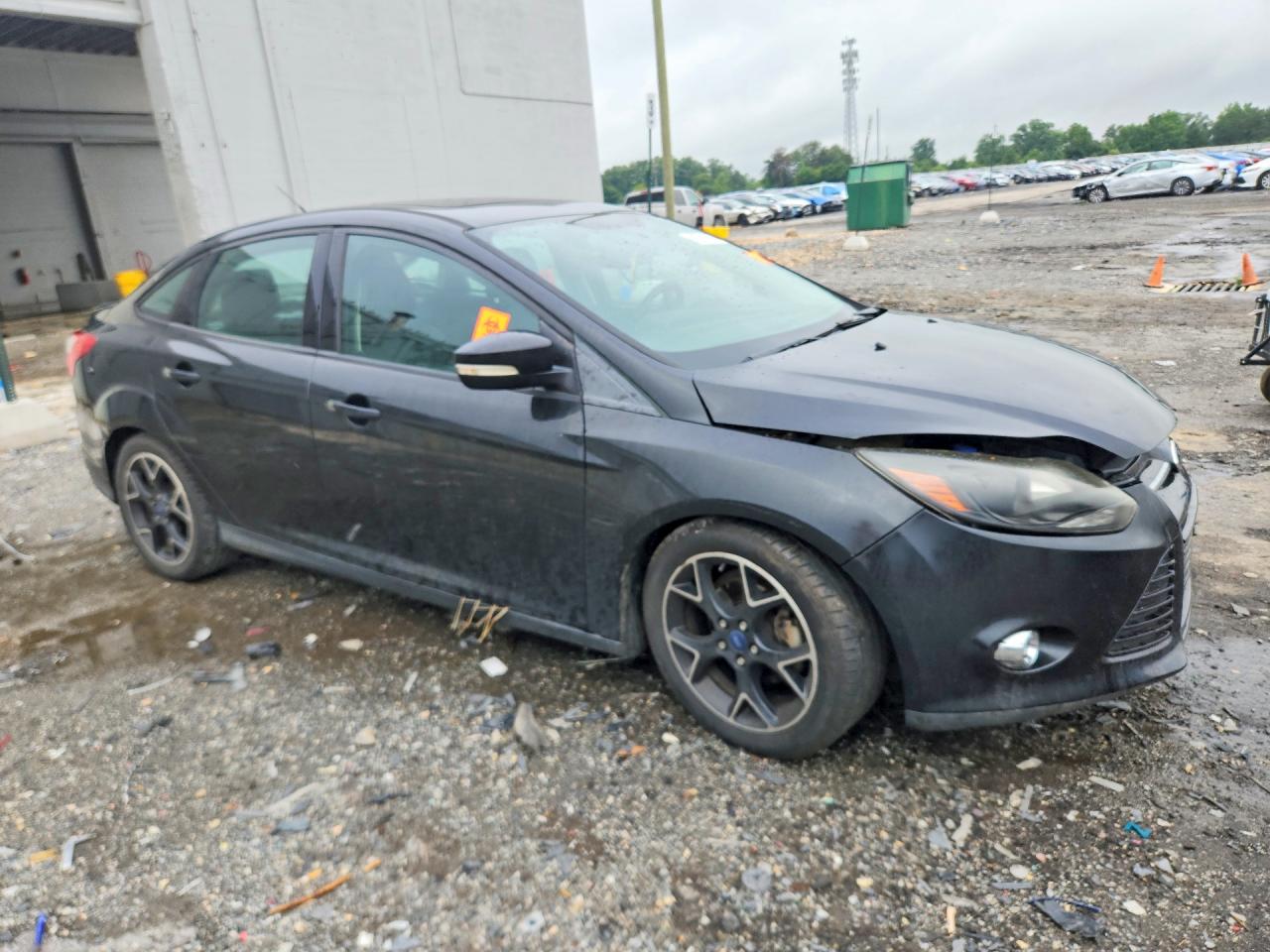 2014 Ford Focus Se Black vin: 1FADP3F29EL262859