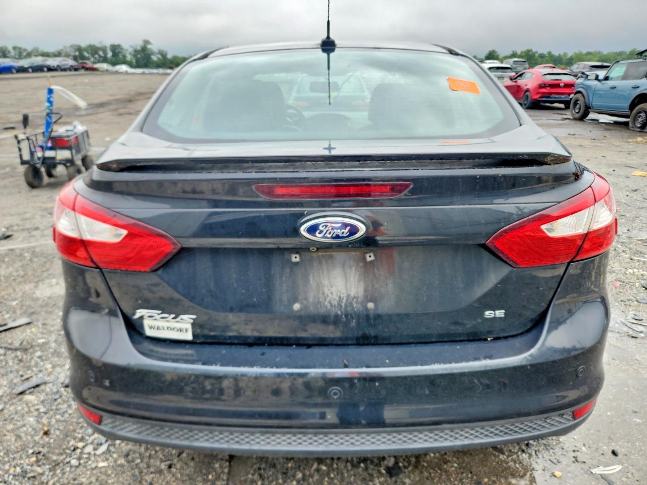 2014 Ford Focus Se Black vin: 1FADP3F29EL262859