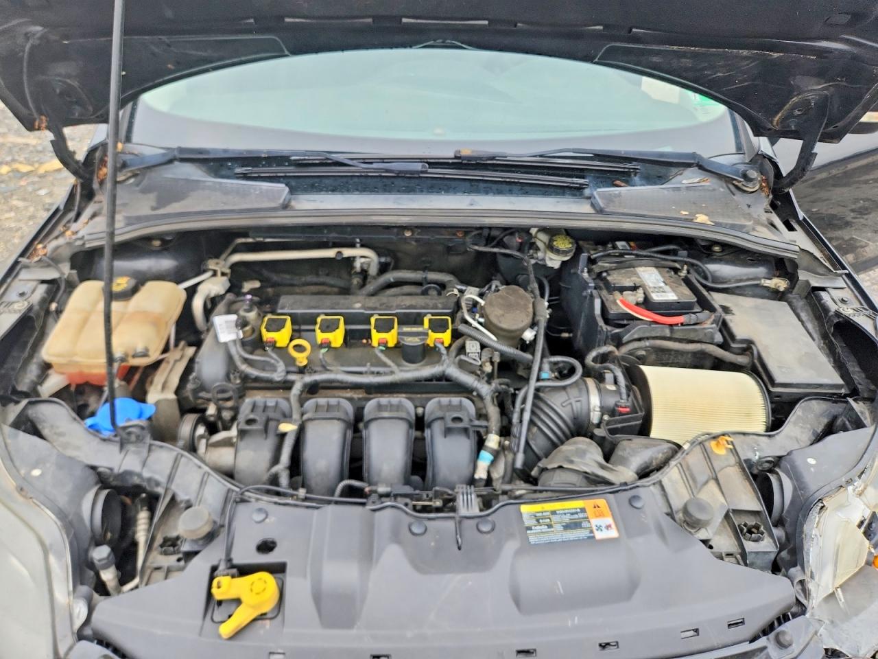 2014 Ford Focus Se Black vin: 1FADP3F29EL262859