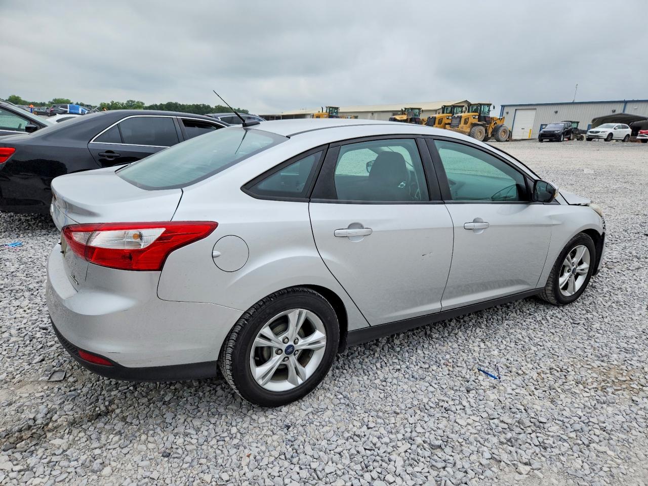 2014 Ford Focus Se Silver vin: 1FADP3F29EL278379