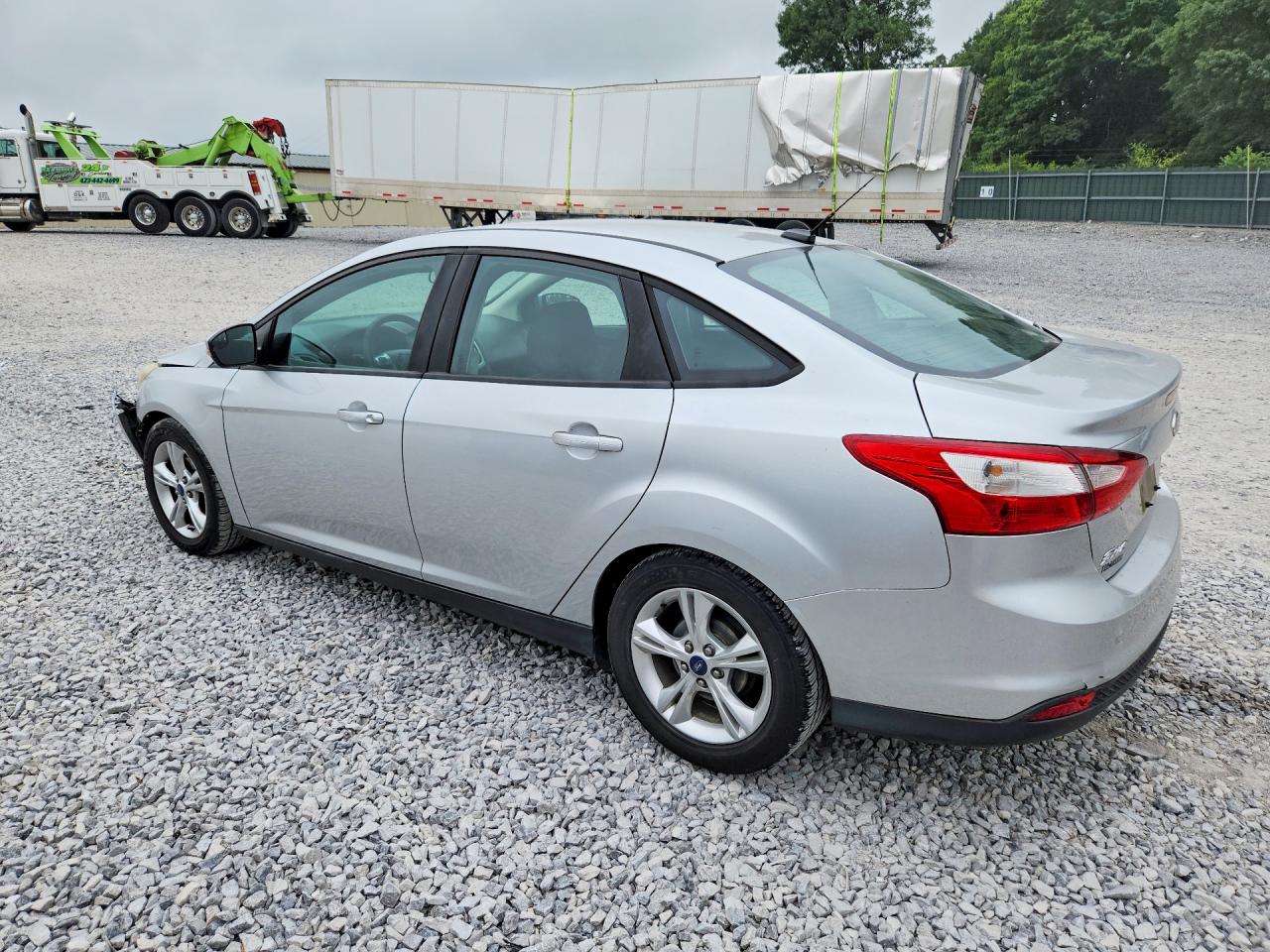 2014 Ford Focus Se Silver vin: 1FADP3F29EL278379