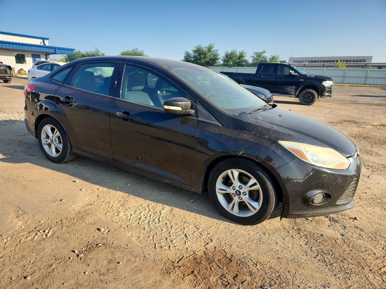2014 Ford Focus Se Black vin: 1FADP3F29EL295117