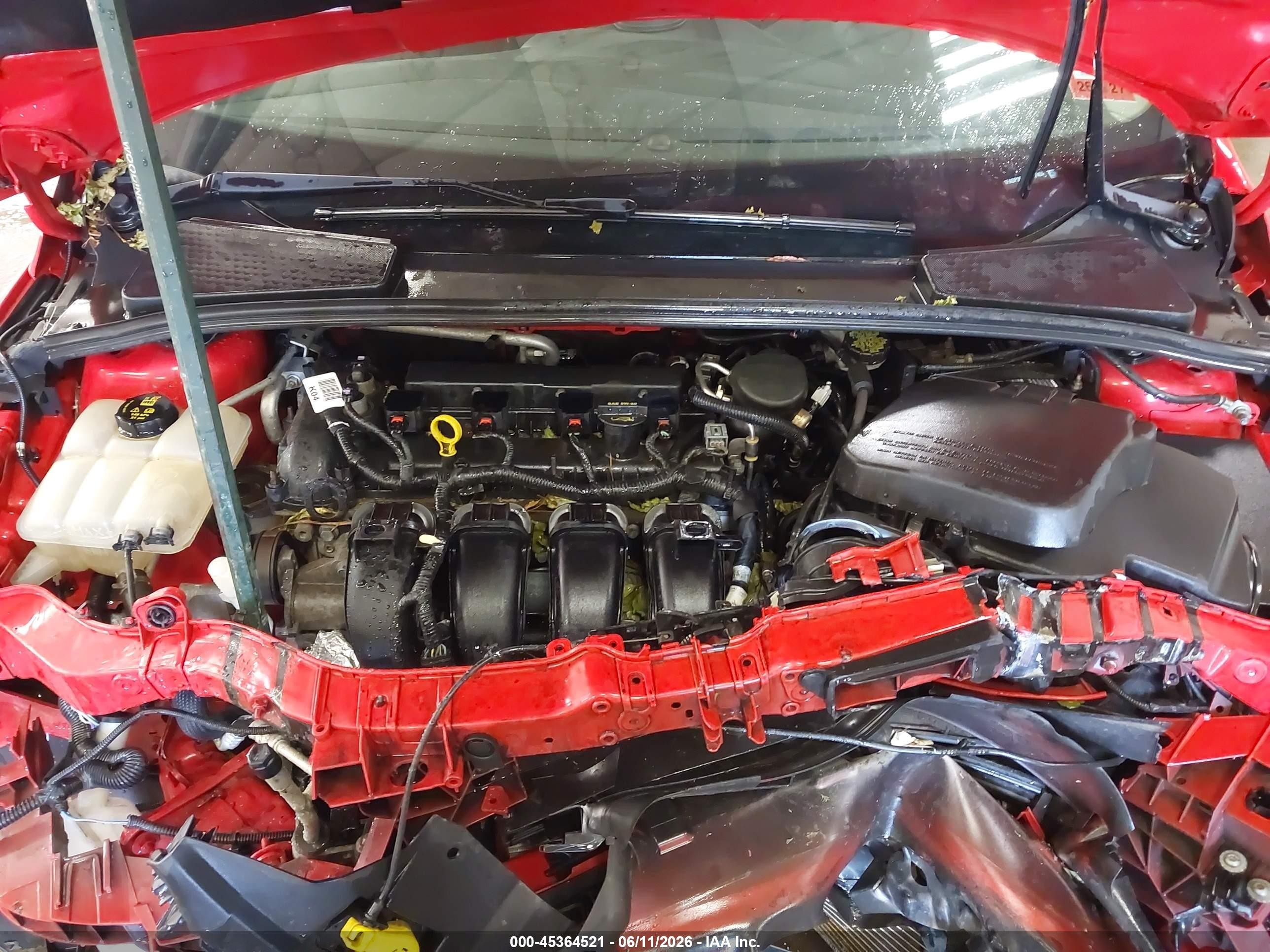 2014 Ford Focus Se Red vin: 1FADP3F29EL327466