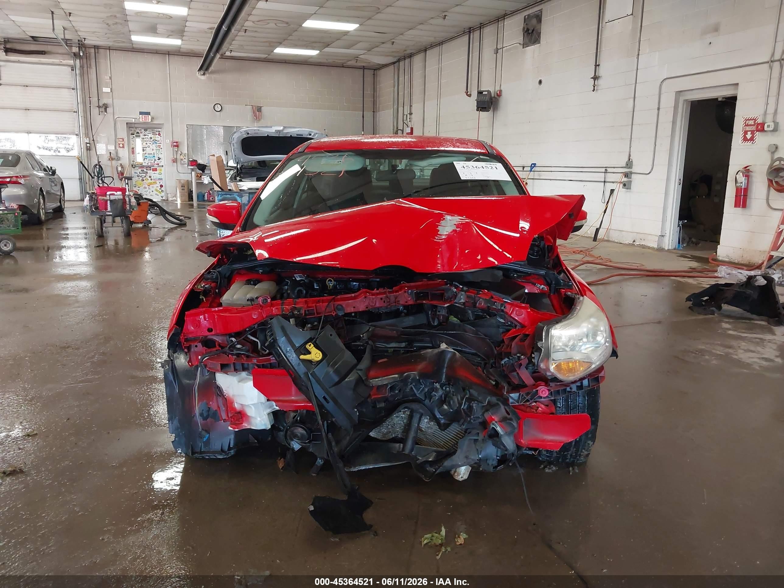 2014 Ford Focus Se Red vin: 1FADP3F29EL327466