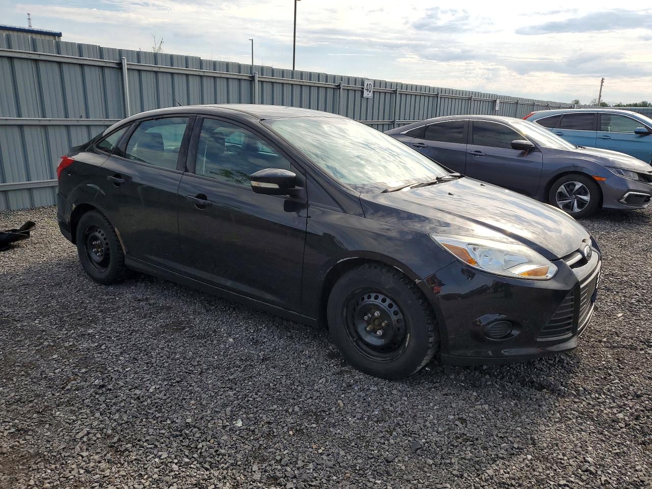2014 Ford Focus Se Black vin: 1FADP3F29EL342890