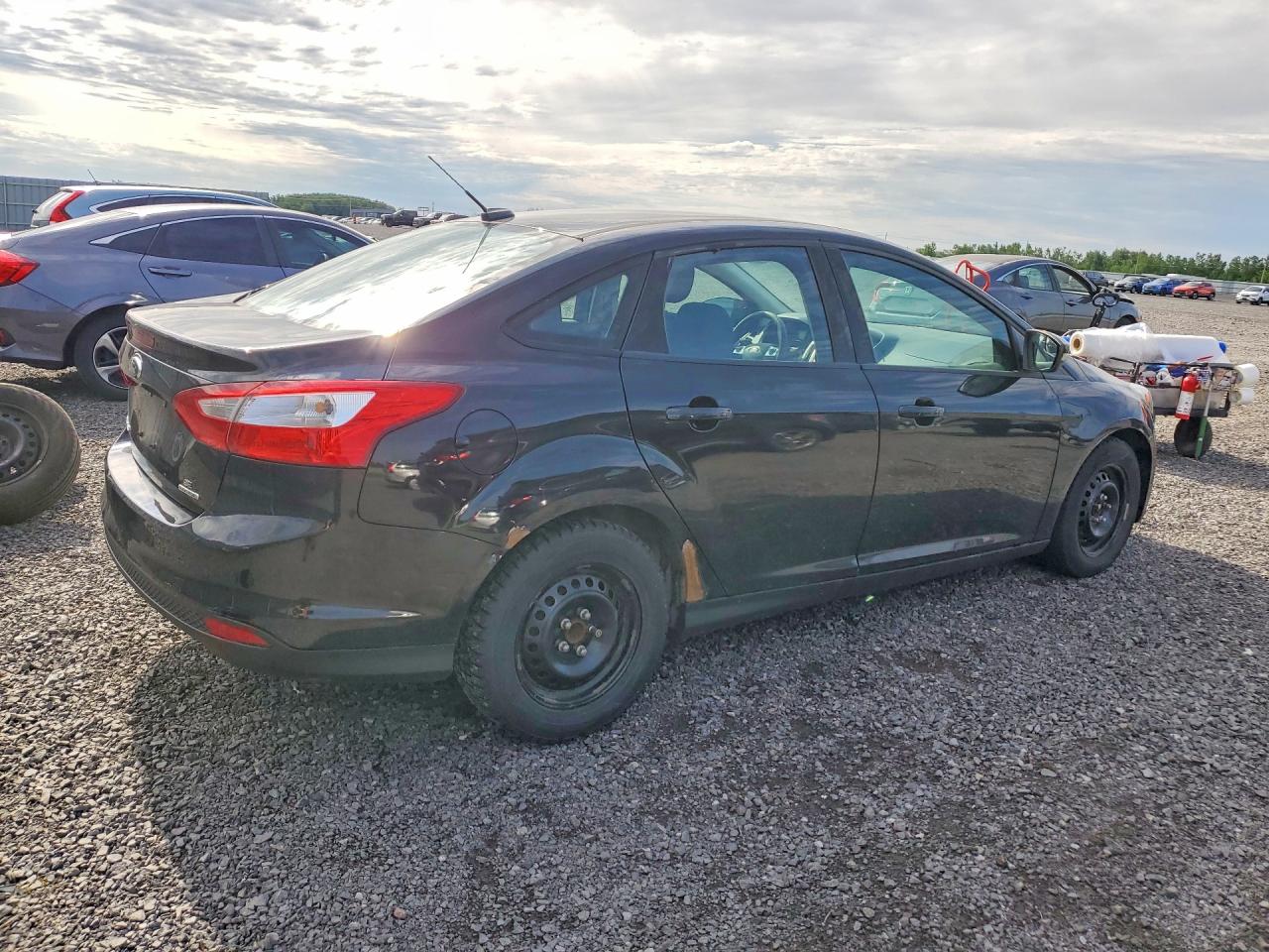 2014 Ford Focus Se Black vin: 1FADP3F29EL342890