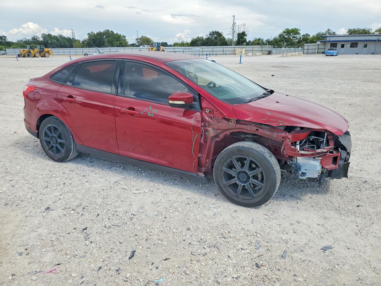 2014 Ford Focus Se Red vin: 1FADP3F29EL348740