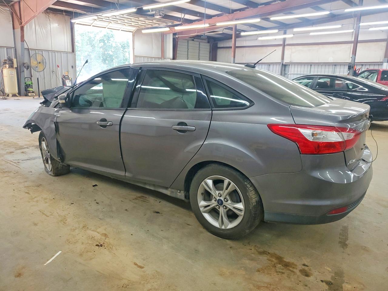 2014 Ford Focus Se Gray vin: 1FADP3F29EL359530