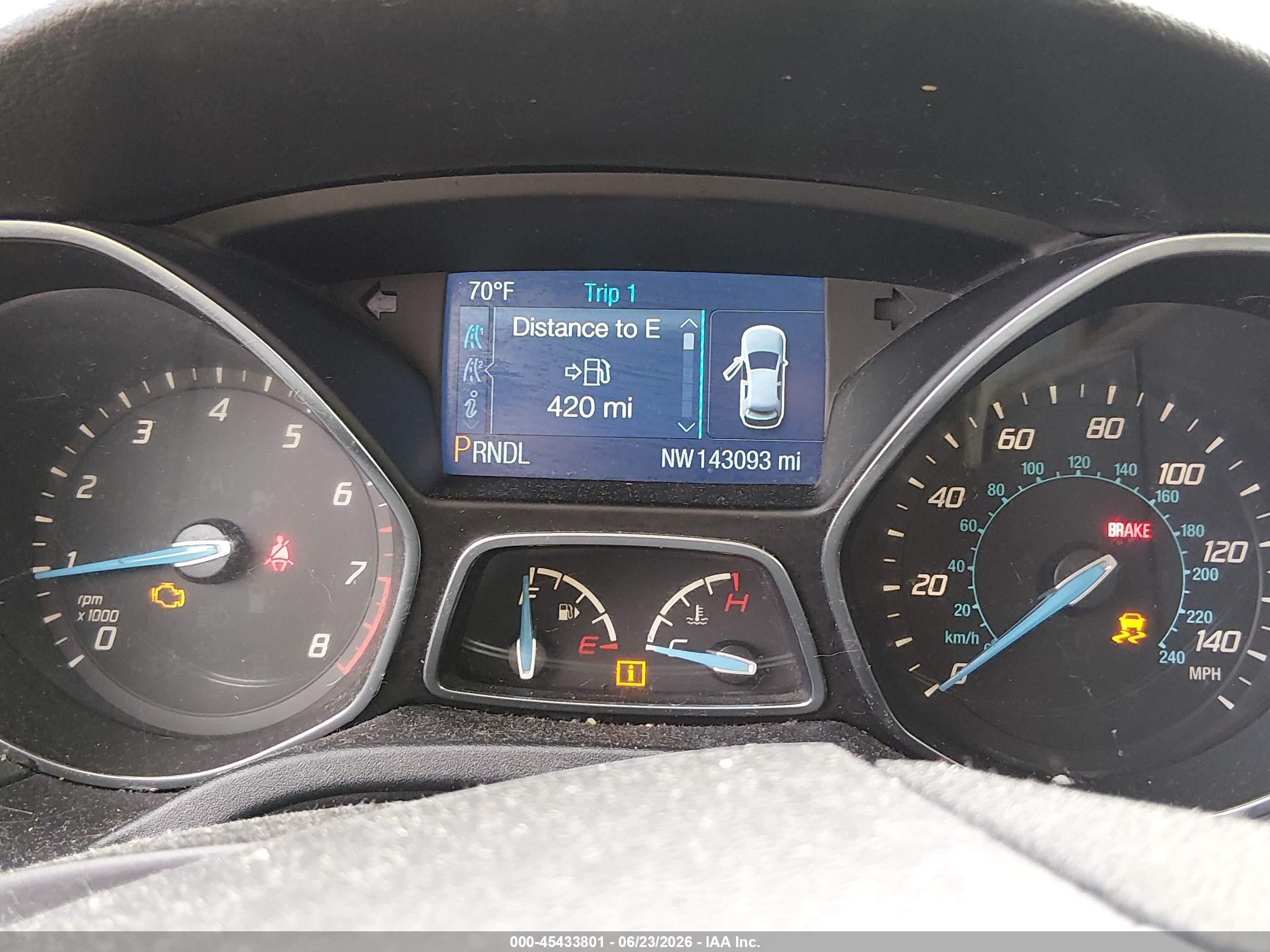 2014 Ford Focus Se Blue vin: 1FADP3F29EL371144