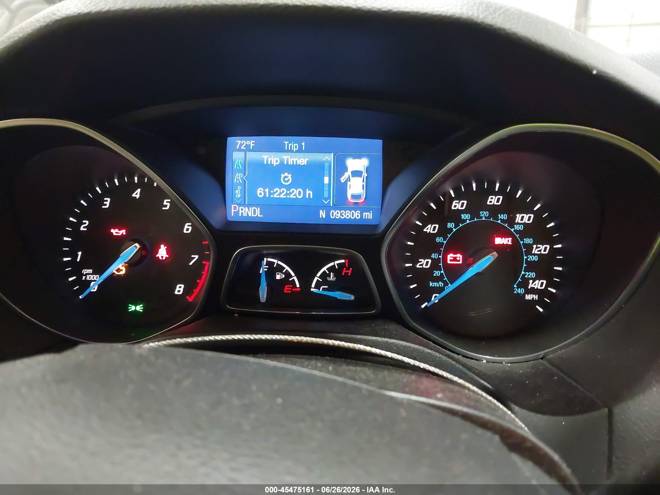 2014 Ford Focus Se Silver vin: 1FADP3F29EL376537