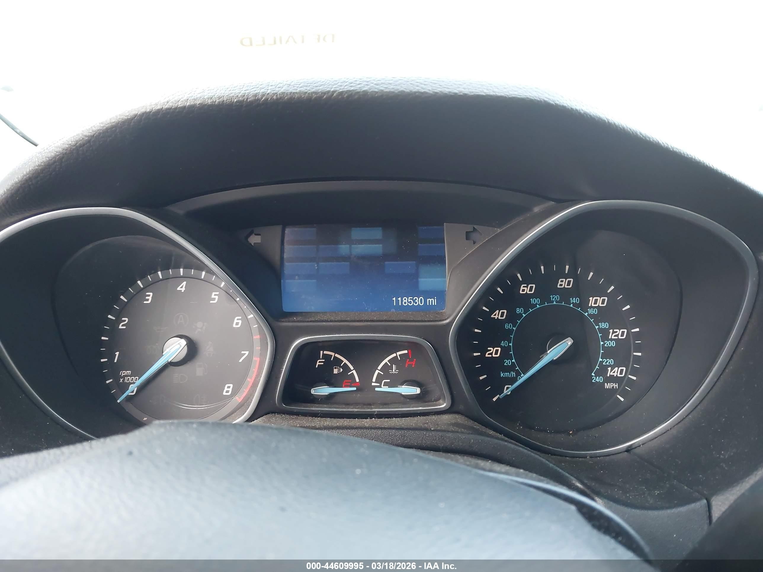 2014 Ford Focus Se Gray vin: 1FADP3F29EL377820