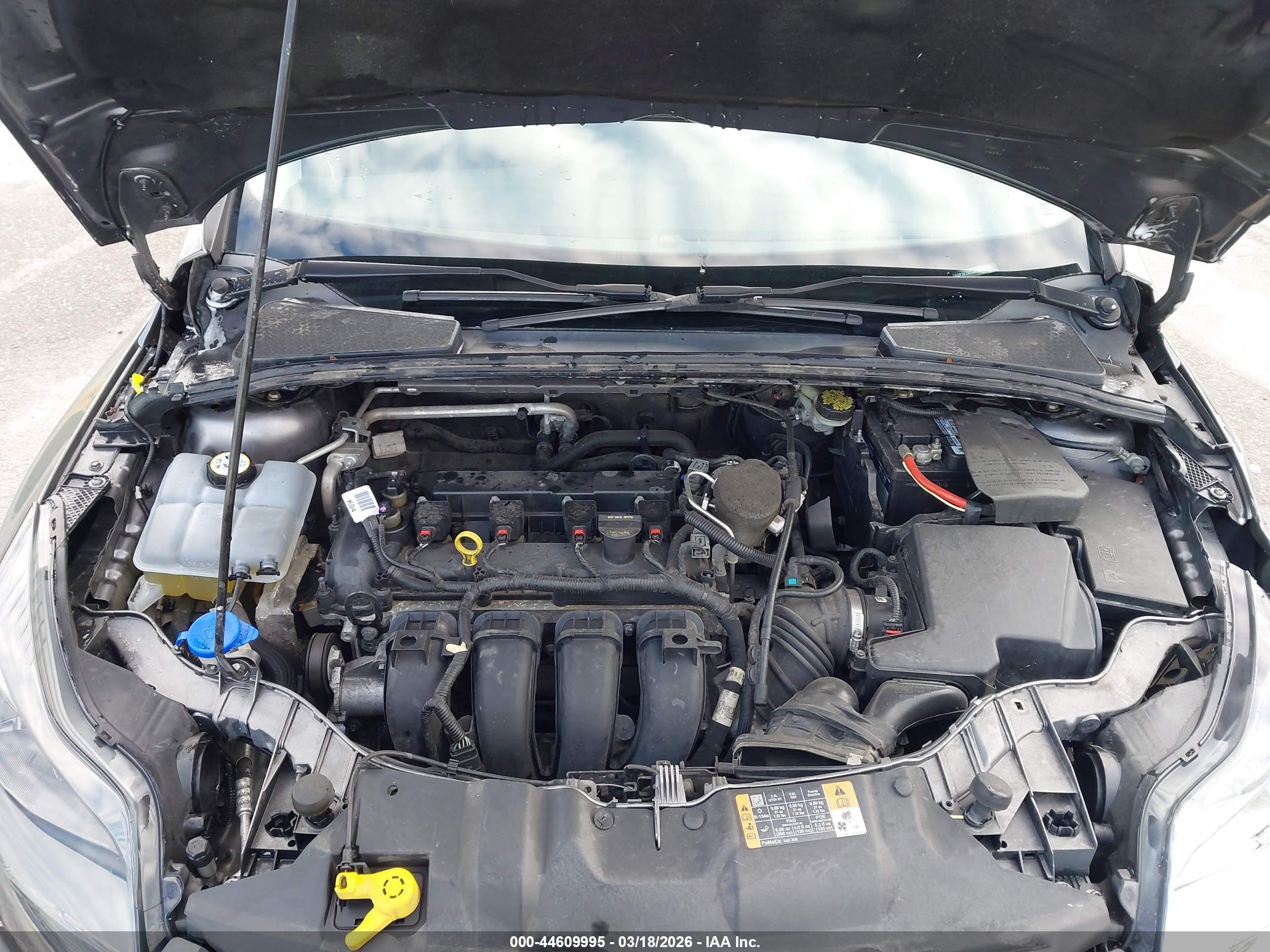 2014 Ford Focus Se Gray vin: 1FADP3F29EL377820