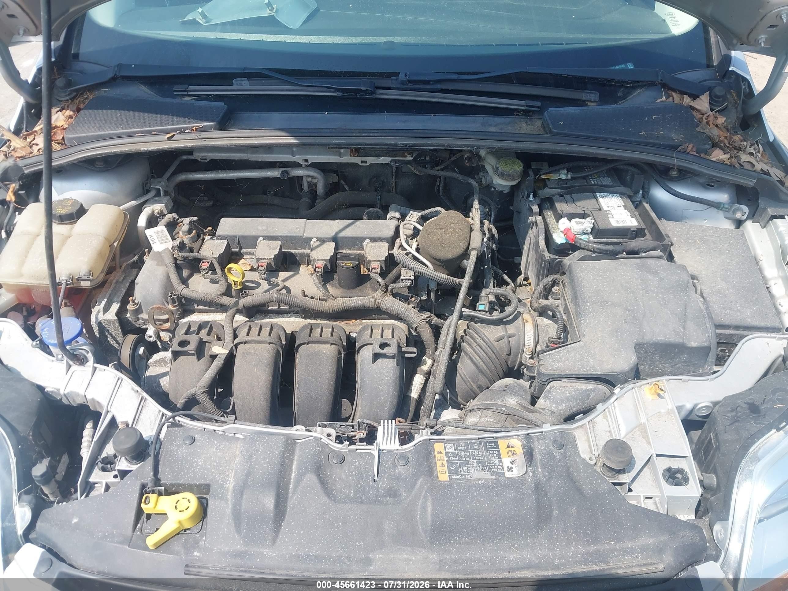 2014 Ford Focus Se Silver vin: 1FADP3F29EL404689