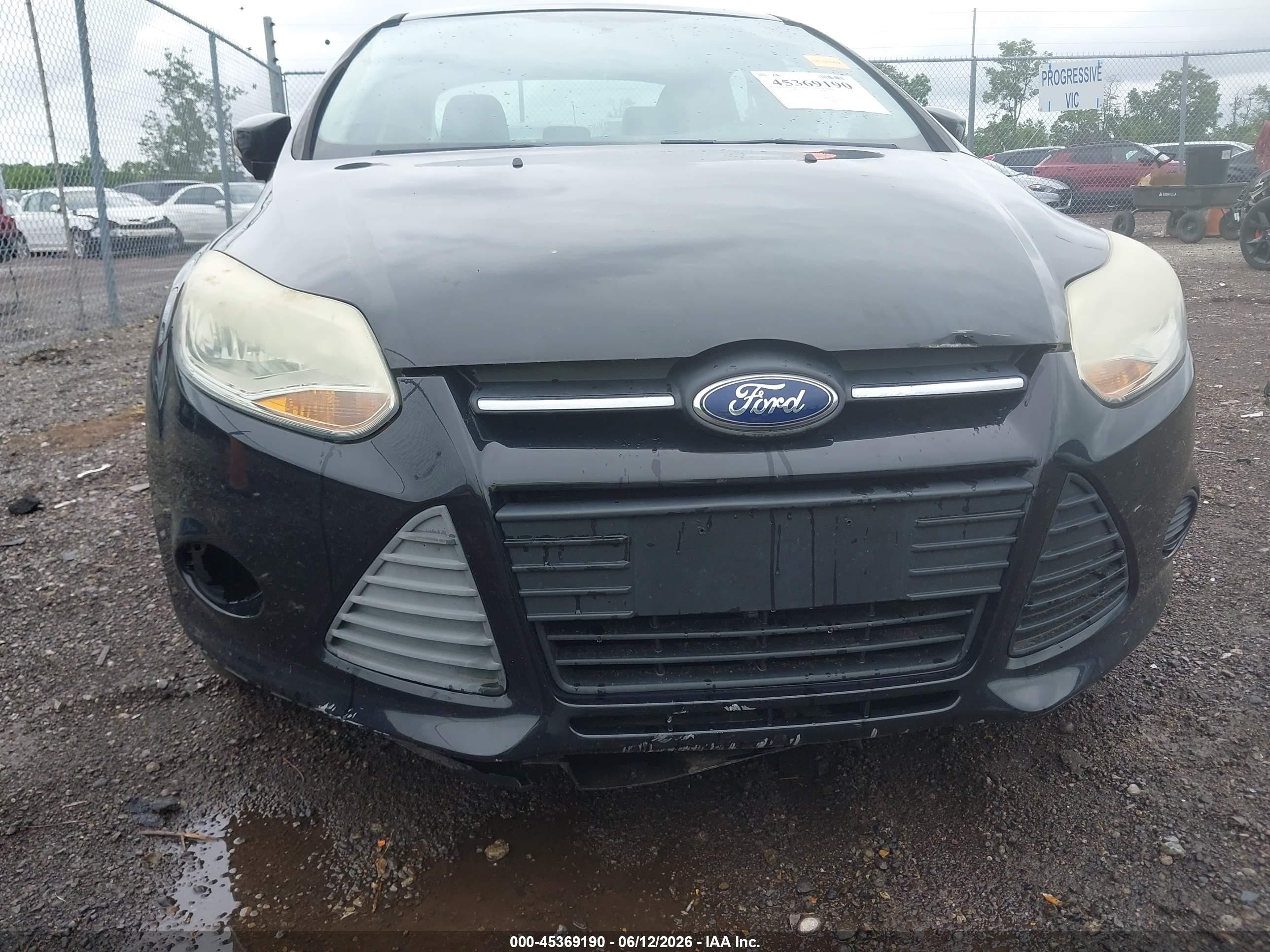 2014 Ford Focus Se Black vin: 1FADP3F29EL414137