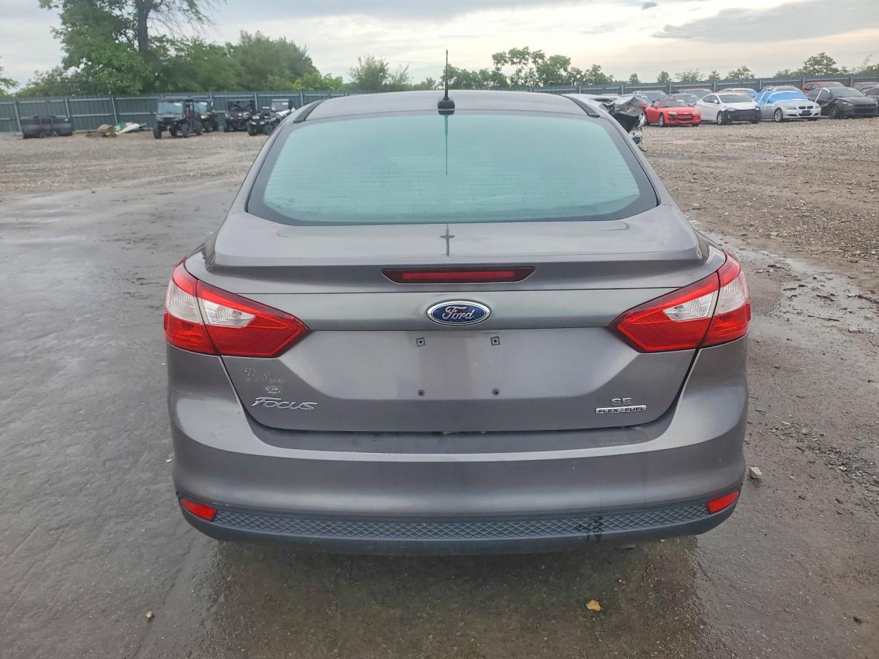 2014 Ford Focus Серый vin: 1FADP3F29EL415661