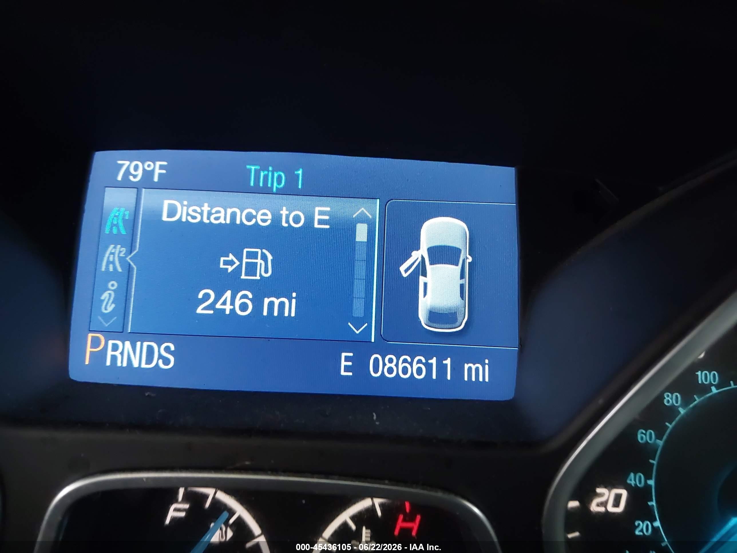 2014 Ford Focus Se Blue vin: 1FADP3F29EL417099