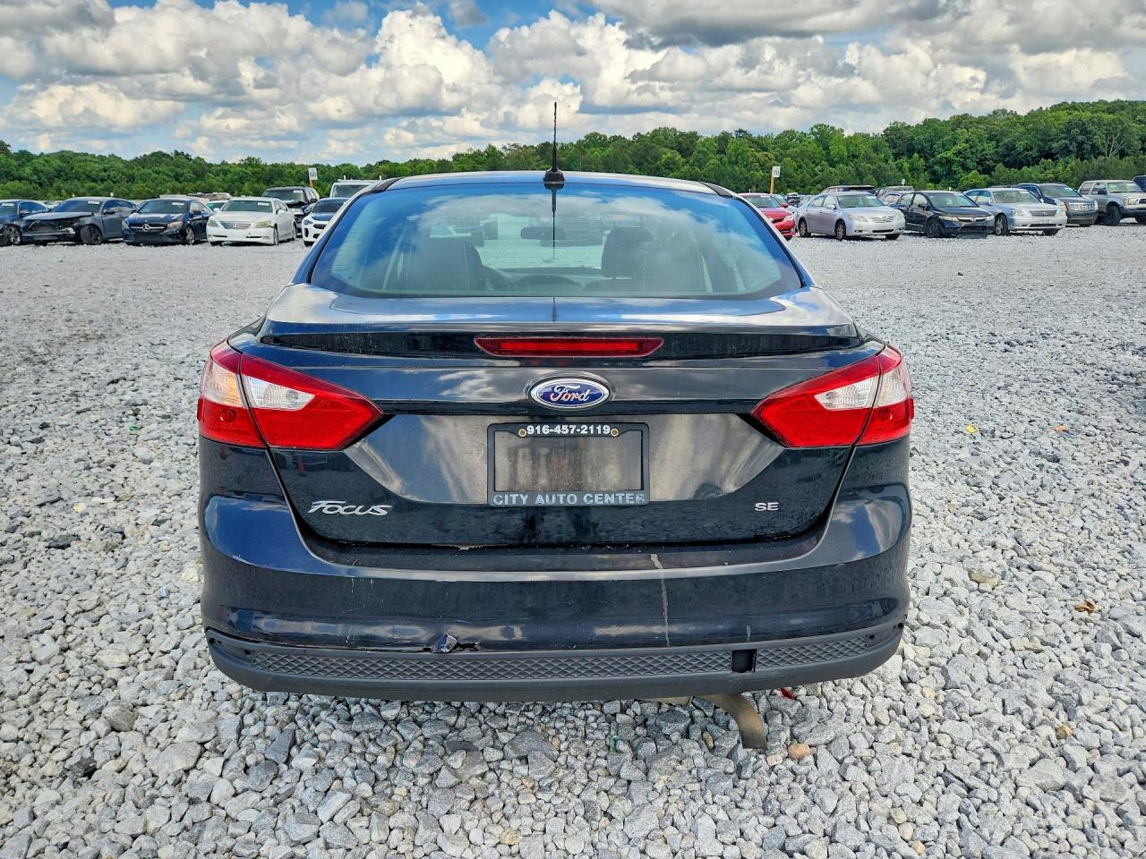 2014 Ford Focus Se Black vin: 1FADP3F29EL433030