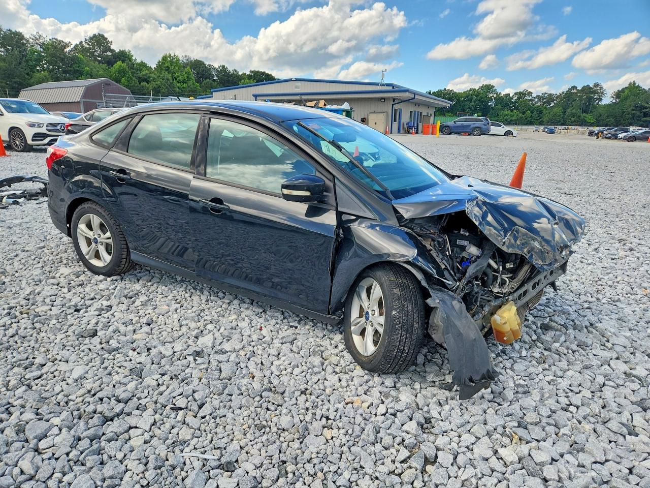 2014 Ford Focus Se Black vin: 1FADP3F29EL433030