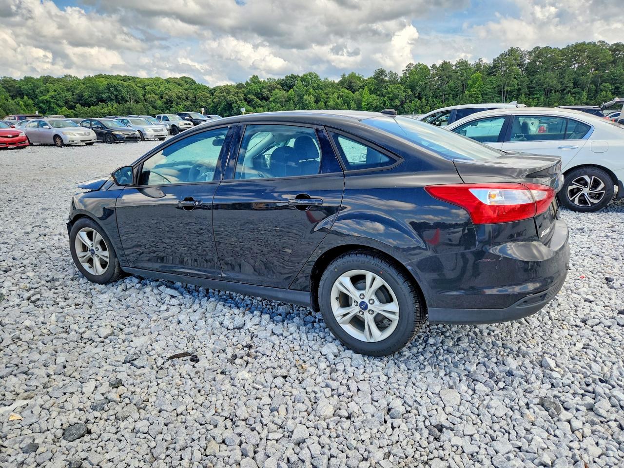 2014 Ford Focus Se Black vin: 1FADP3F29EL433030