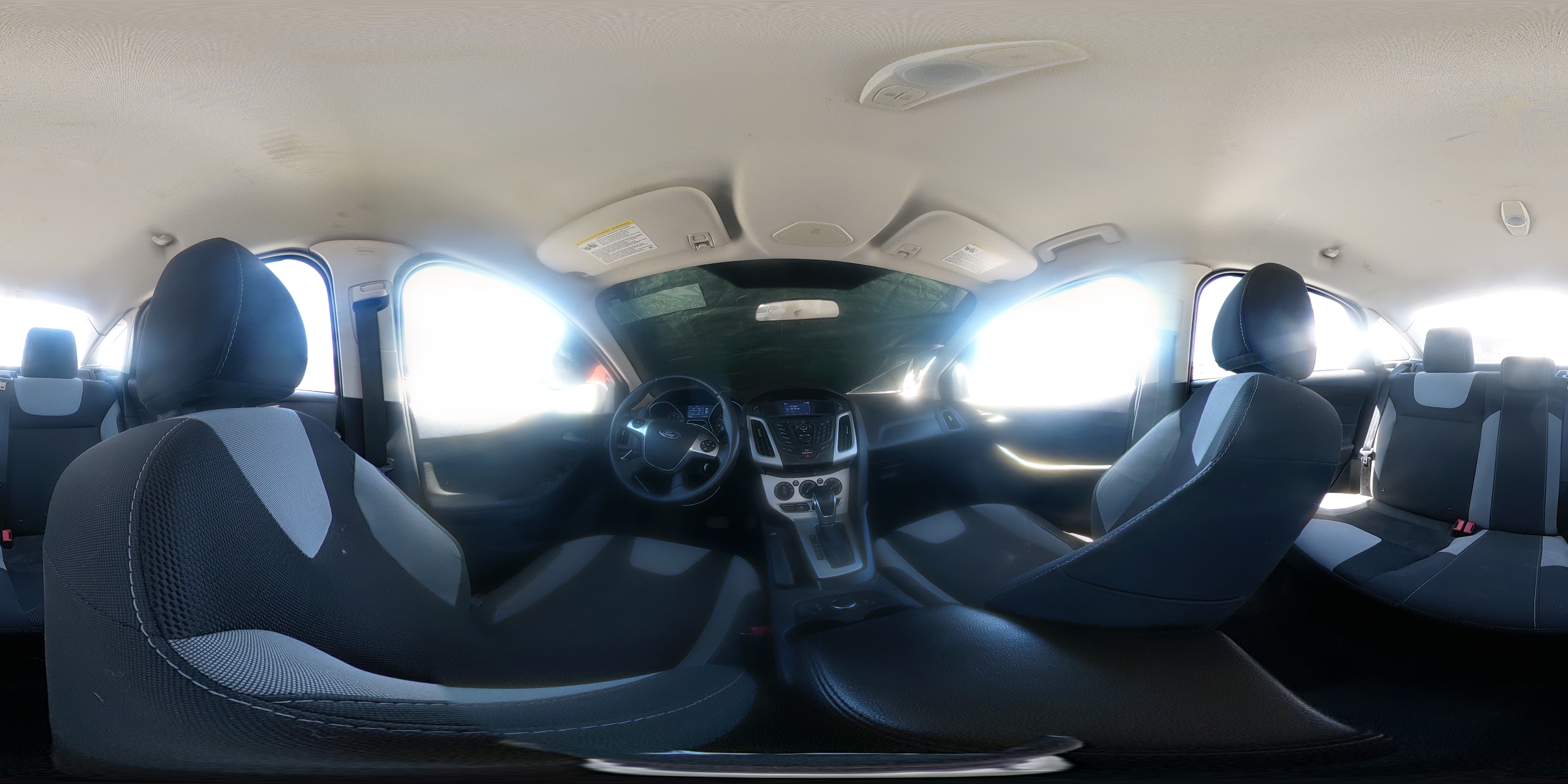 2014 Ford Focus Se Gray vin: 1FADP3F29EL434811