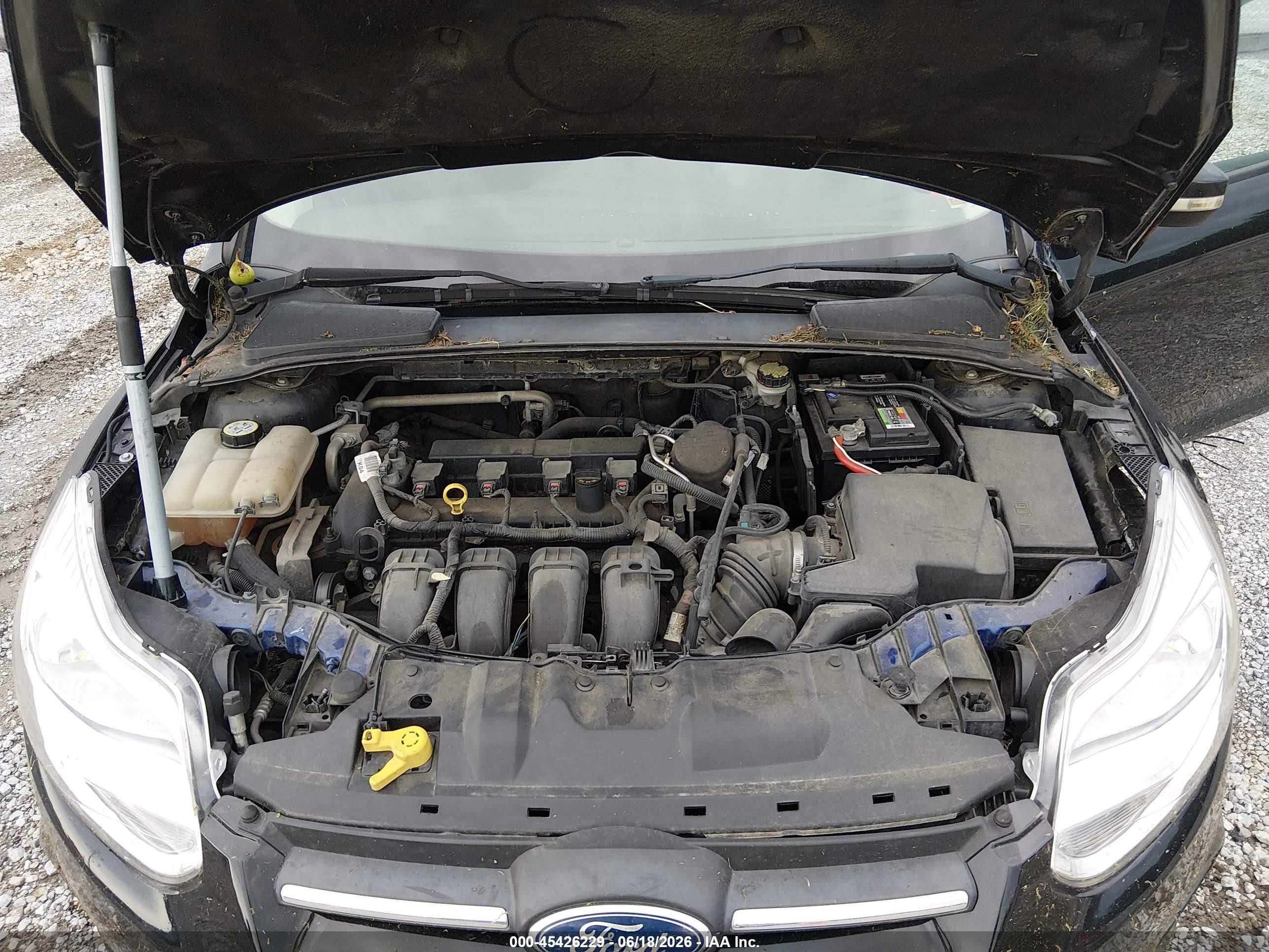 2014 Ford Focus Se Black vin: 1FADP3F29EL440964