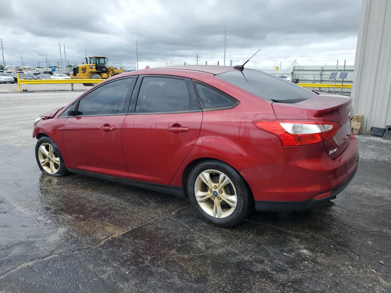 2014 Ford Focus Se Red vin: 1FADP3F29EL441225