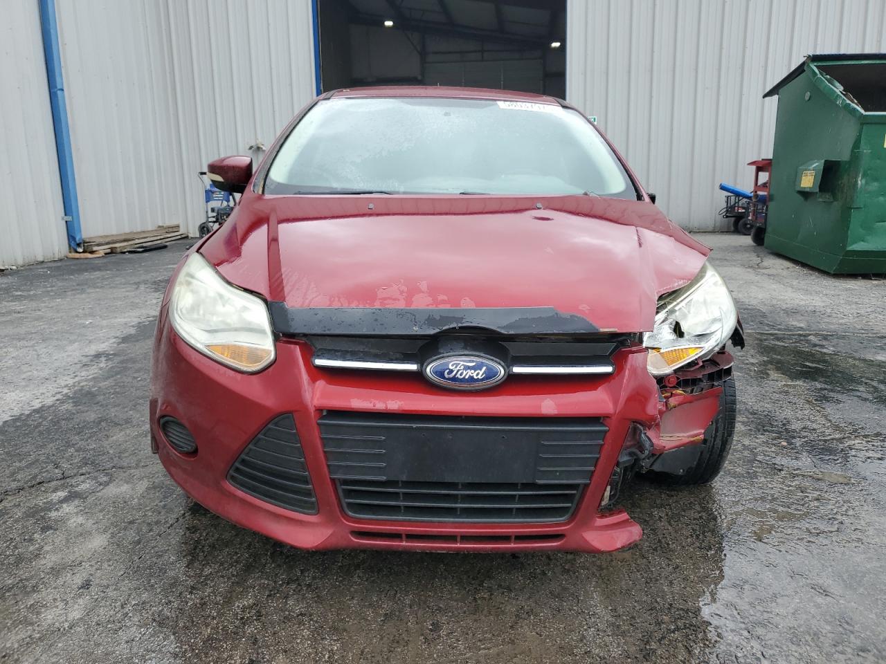 2014 Ford Focus Se Red vin: 1FADP3F29EL441225