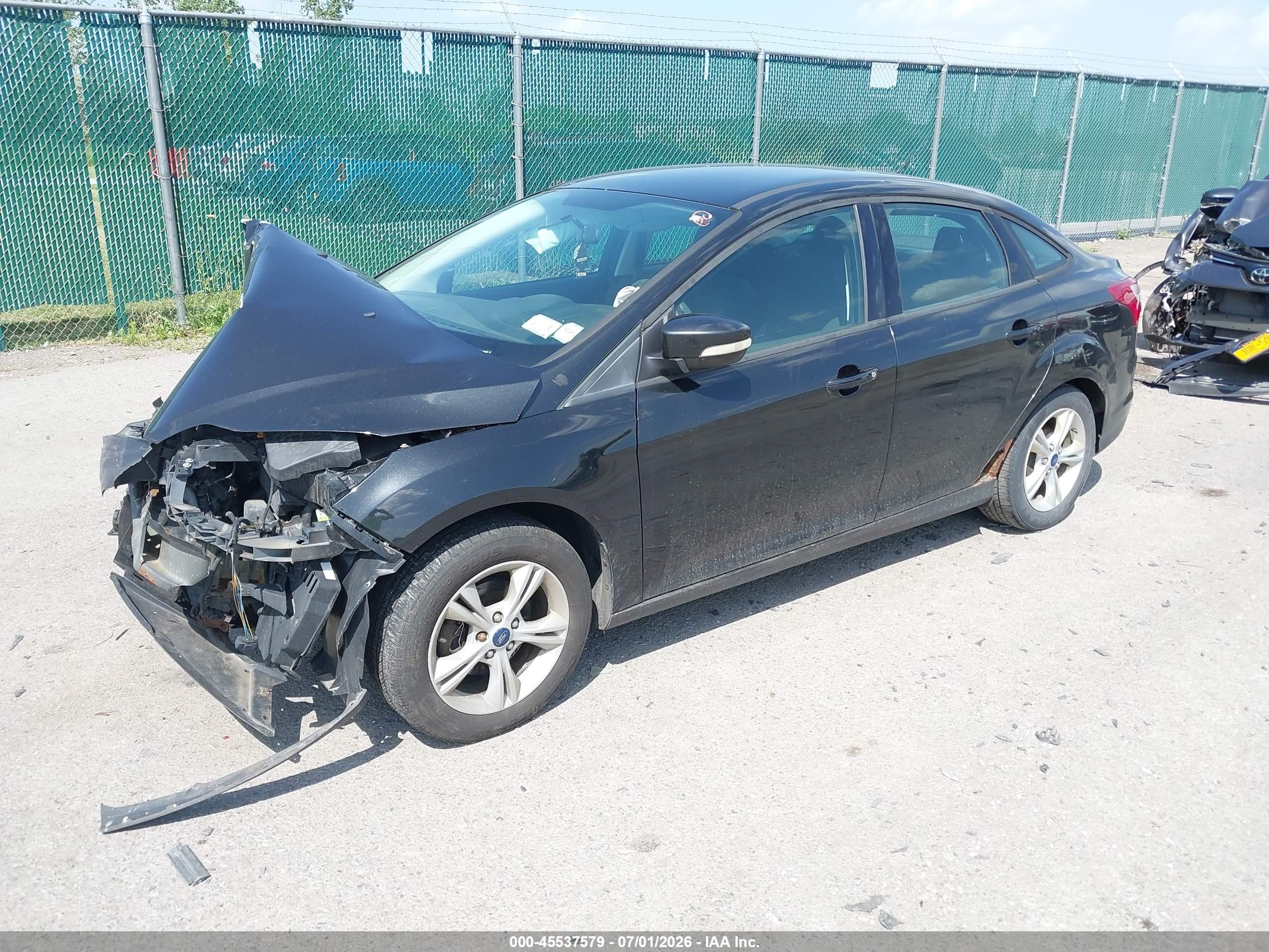 2014 Ford Focus Se Gray vin: 1FADP3F29EL456789