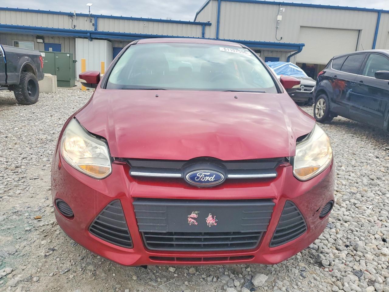 2014 Ford Focus Se Burgundy vin: 1FADP3F29EL459269