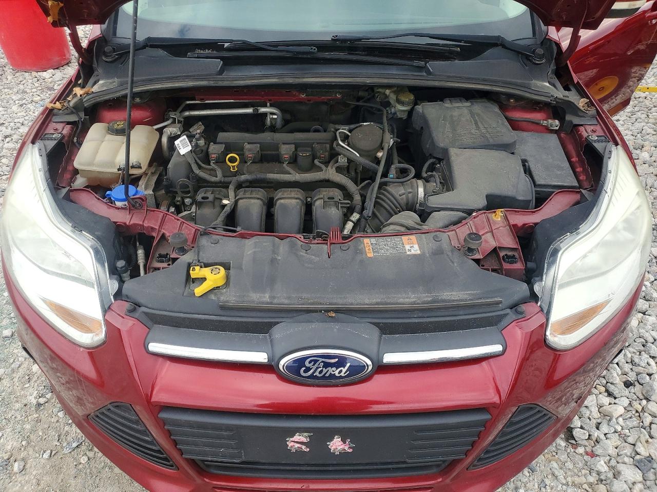 2014 Ford Focus Se Burgundy vin: 1FADP3F29EL459269