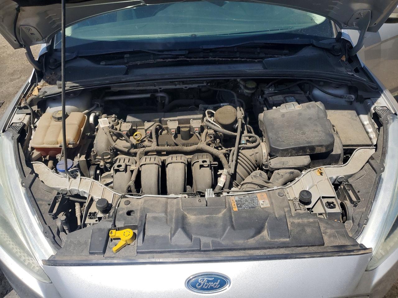 2015 Ford Focus Se Gray vin: 1FADP3F29FL205613