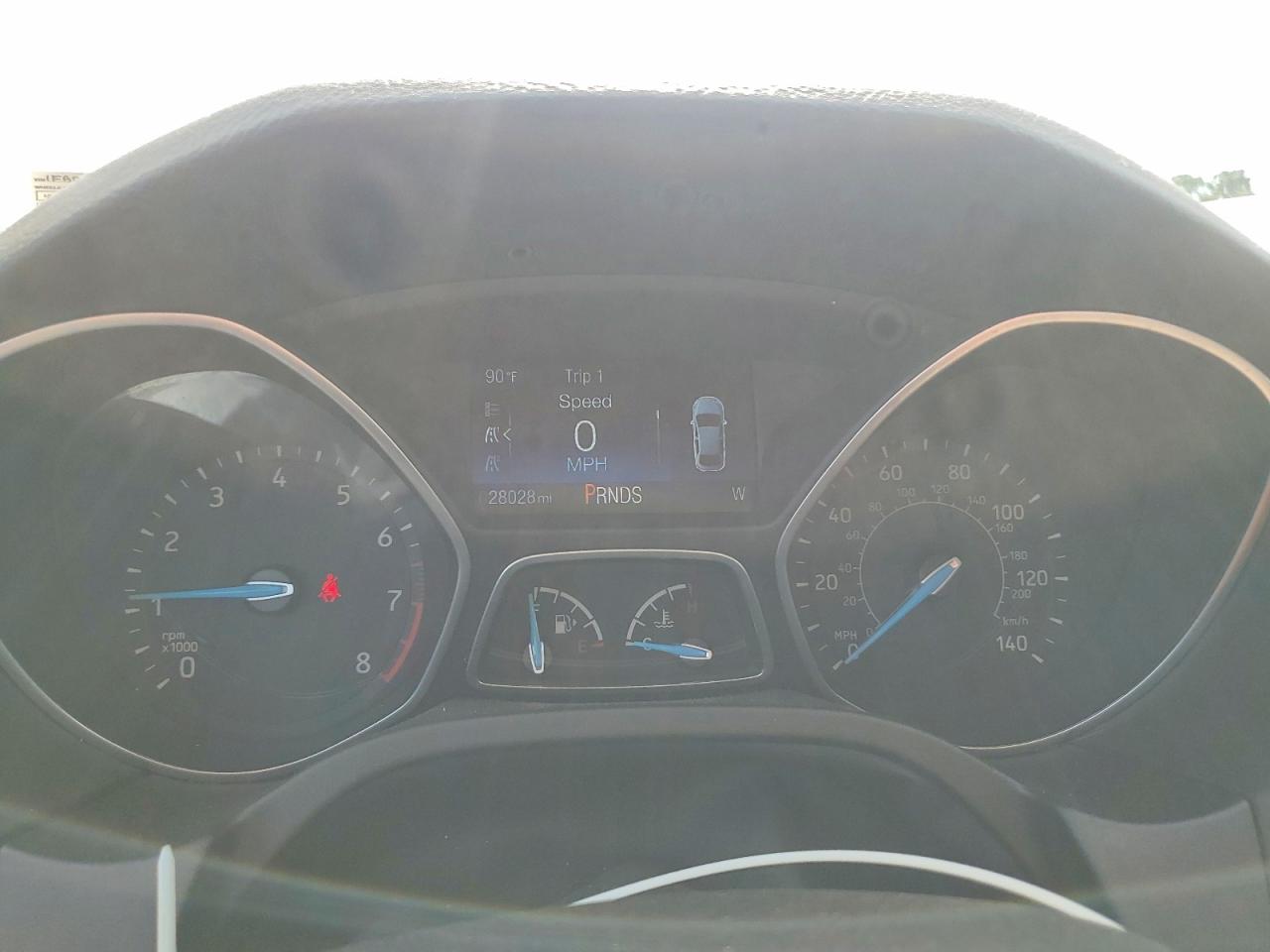 2015 Ford Focus Se Blue vin: 1FADP3F29FL229359
