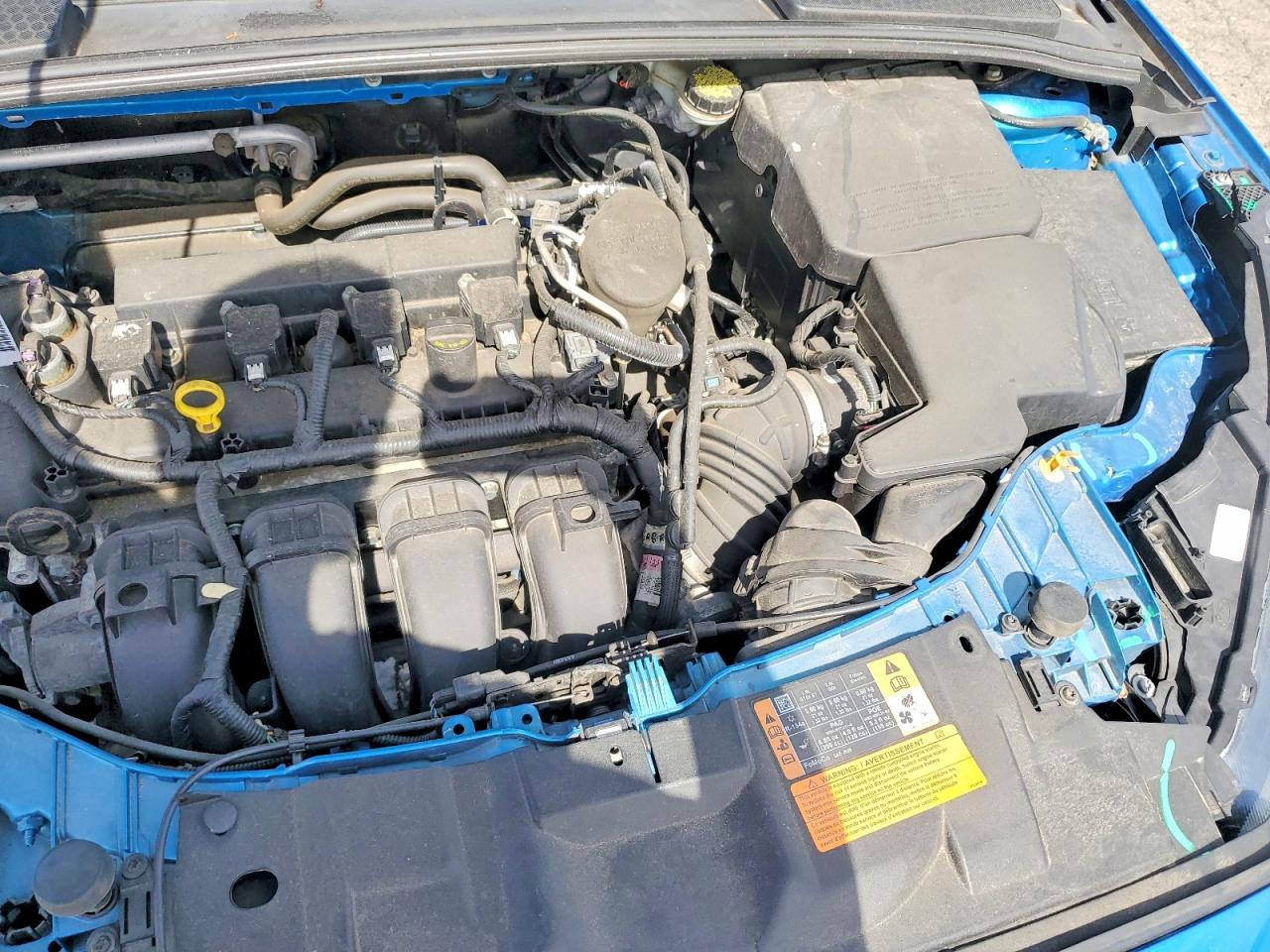 2015 Ford Focus Se Blue vin: 1FADP3F29FL229359