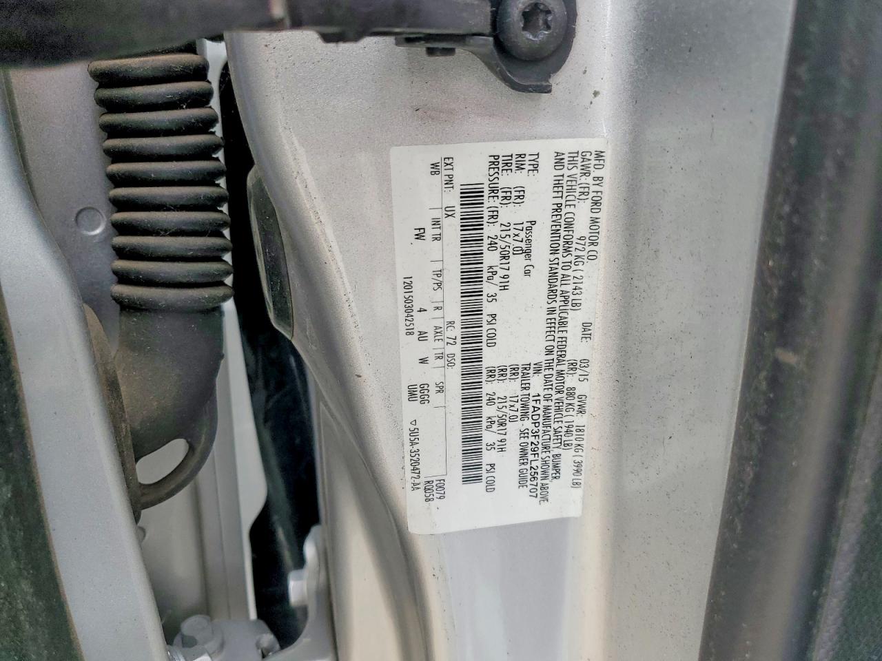2015 Ford Focus Se Silver vin: 1FADP3F29FL256707