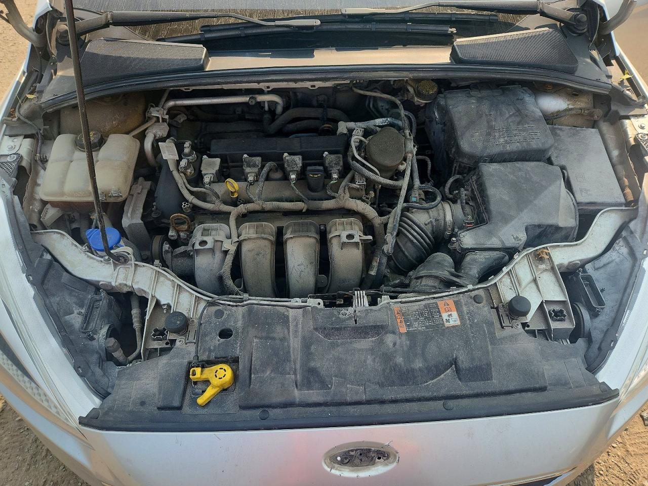 2015 Ford Focus Se Silver vin: 1FADP3F29FL278416