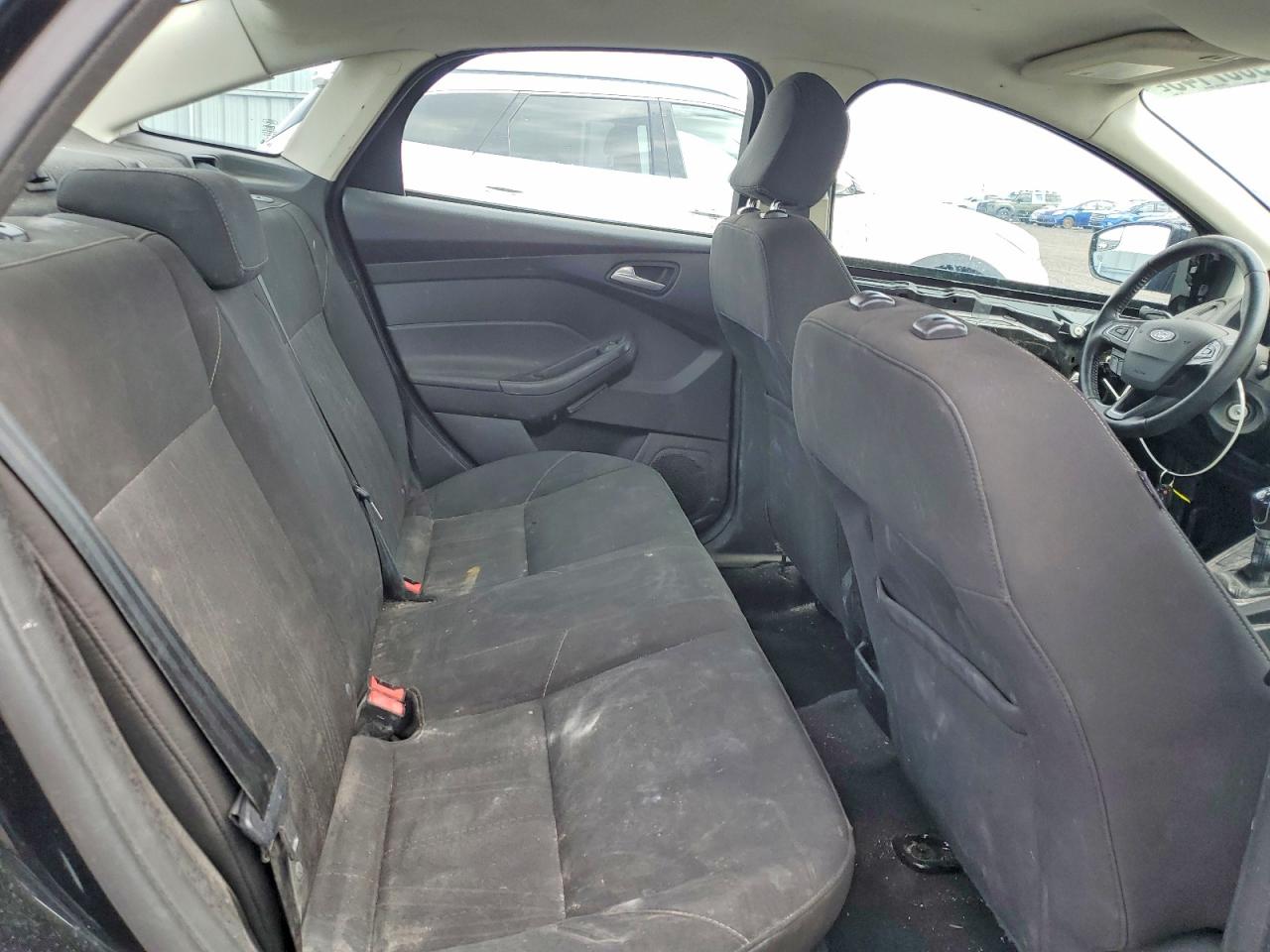 2015 Ford Focus Se Black vin: 1FADP3F29FL296883