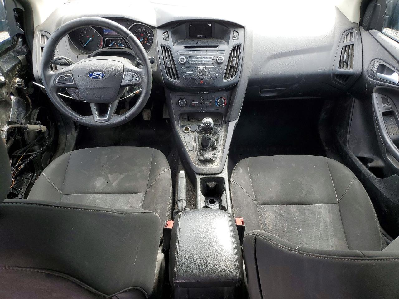 2015 Ford Focus Se Black vin: 1FADP3F29FL296883