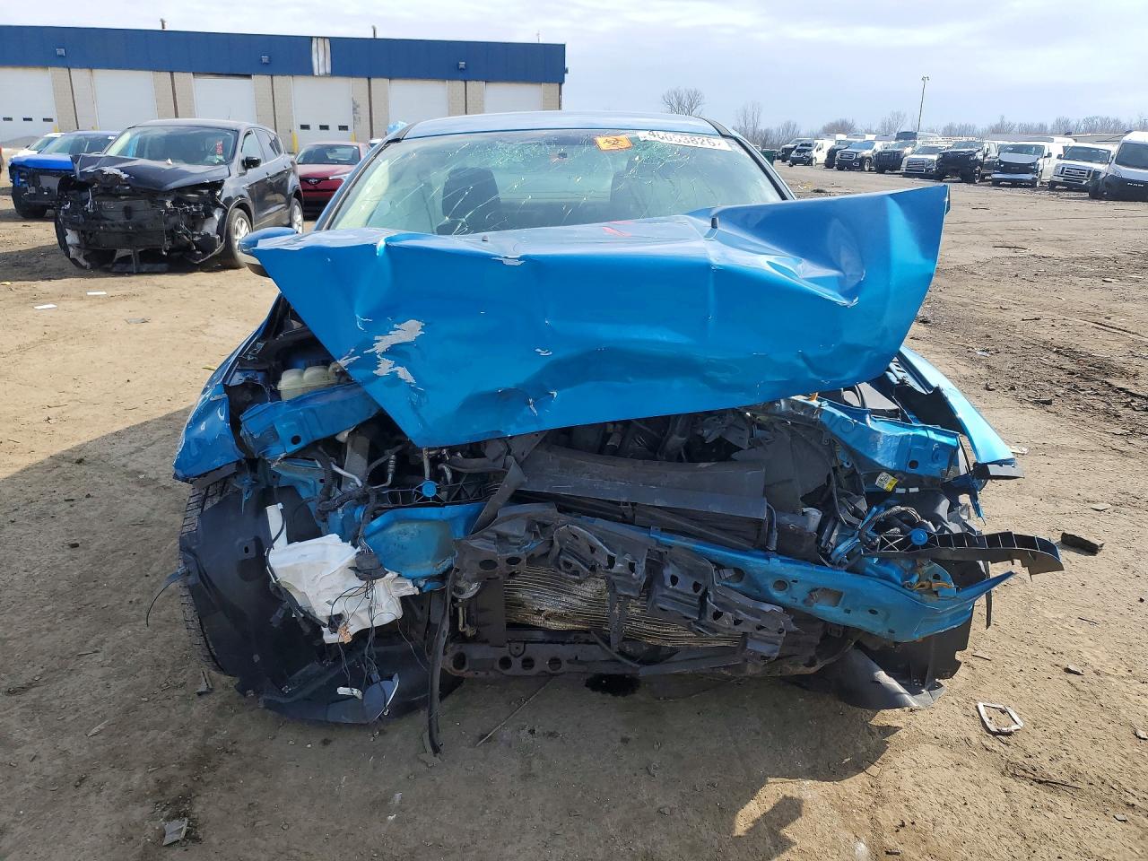 2015 Ford Focus Se Blue vin: 1FADP3F29FL305534