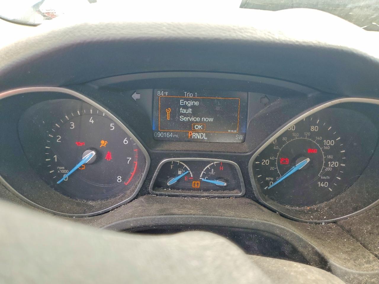 2015 Ford Focus Se Blue vin: 1FADP3F29FL305534
