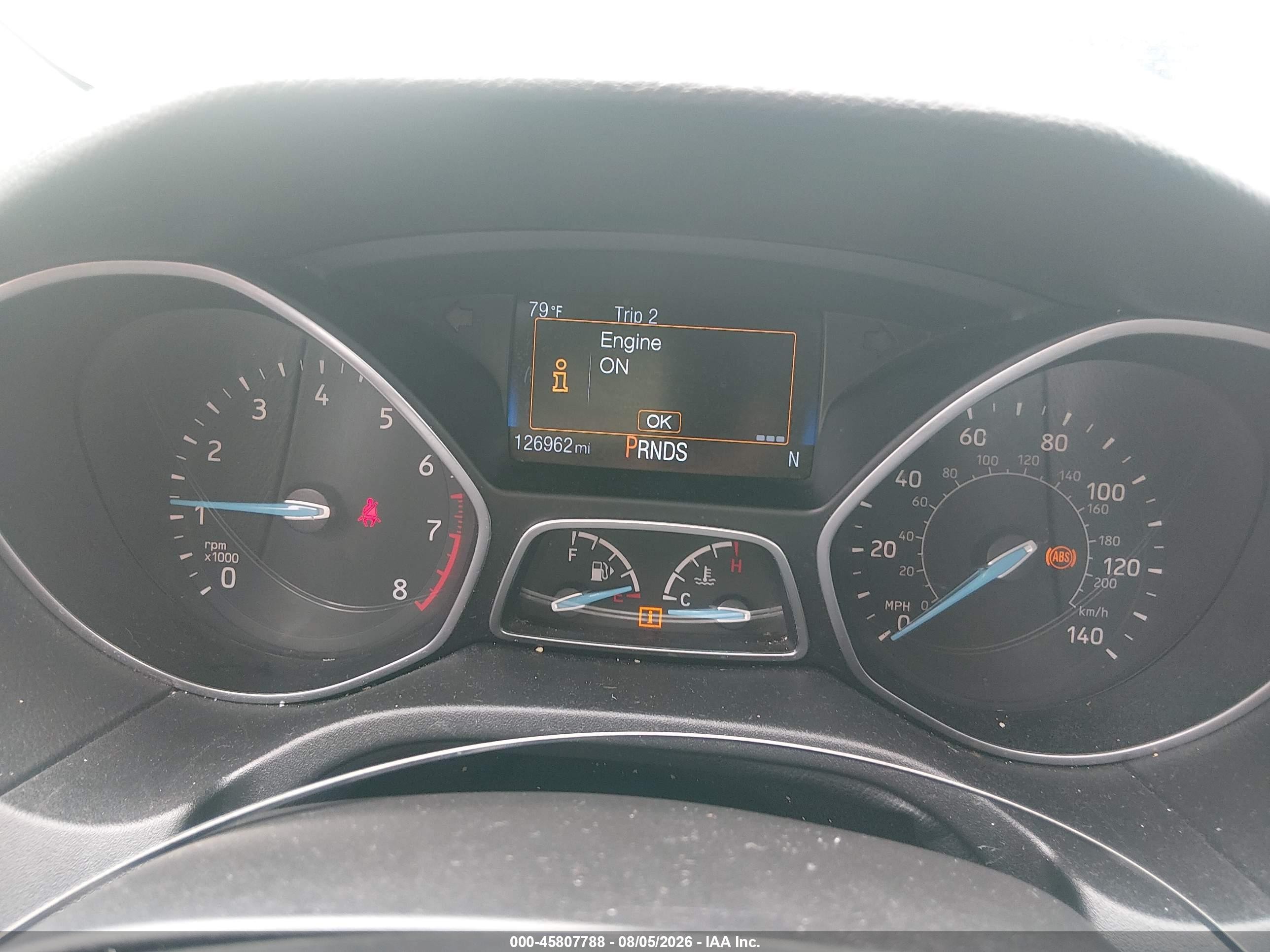 2015 Ford Focus Se Gray vin: 1FADP3F29FL319417