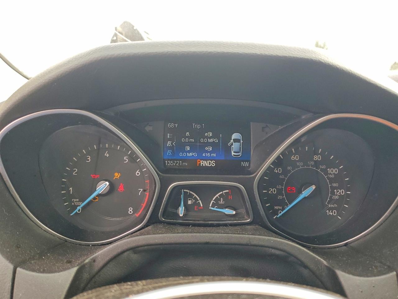 2015 Ford Focus Se Red vin: 1FADP3F29FL349405