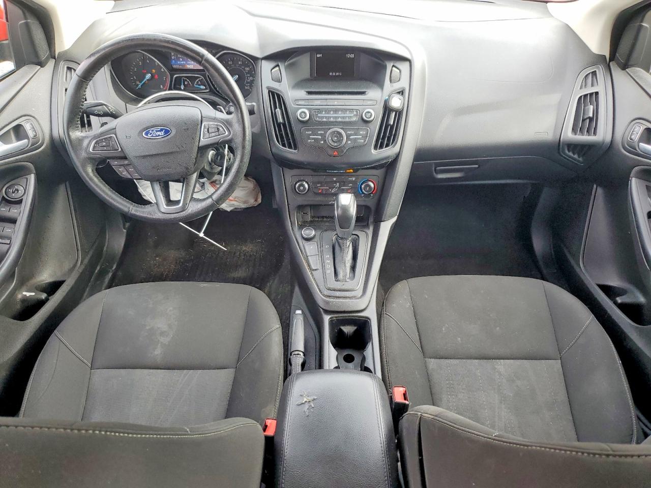2015 Ford Focus Se Red vin: 1FADP3F29FL349405