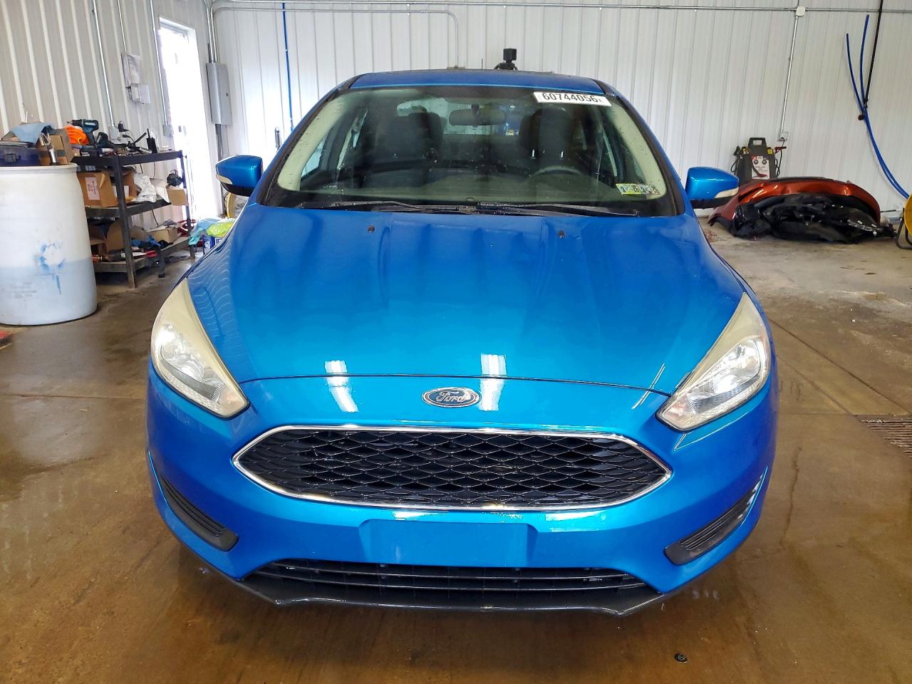 2015 Ford Focus Se Blue vin: 1FADP3F29FL355463